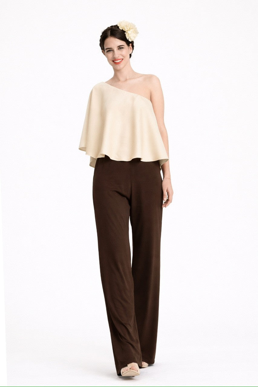 Pantalón Palazzo con Cinturilla