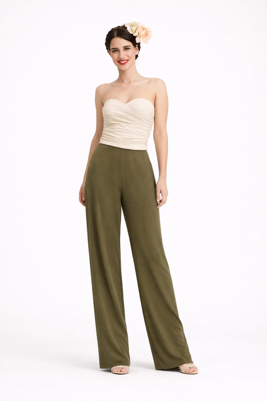 Pantalón Palazzo con Cinturilla