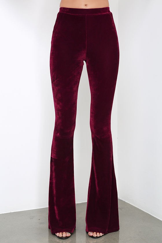 Pantalón Flare terciopelo