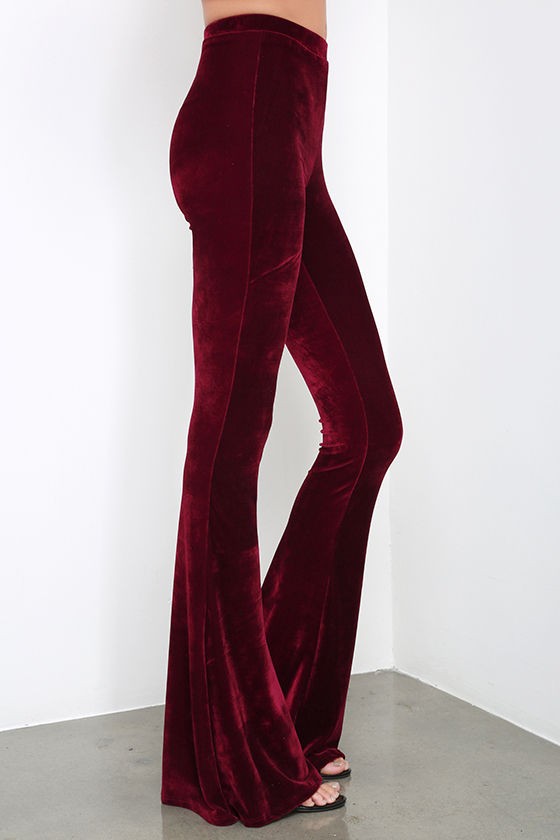 Pantalón Flare terciopelo