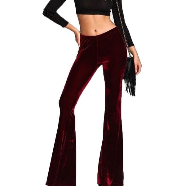 Pantalón Flare terciopelo