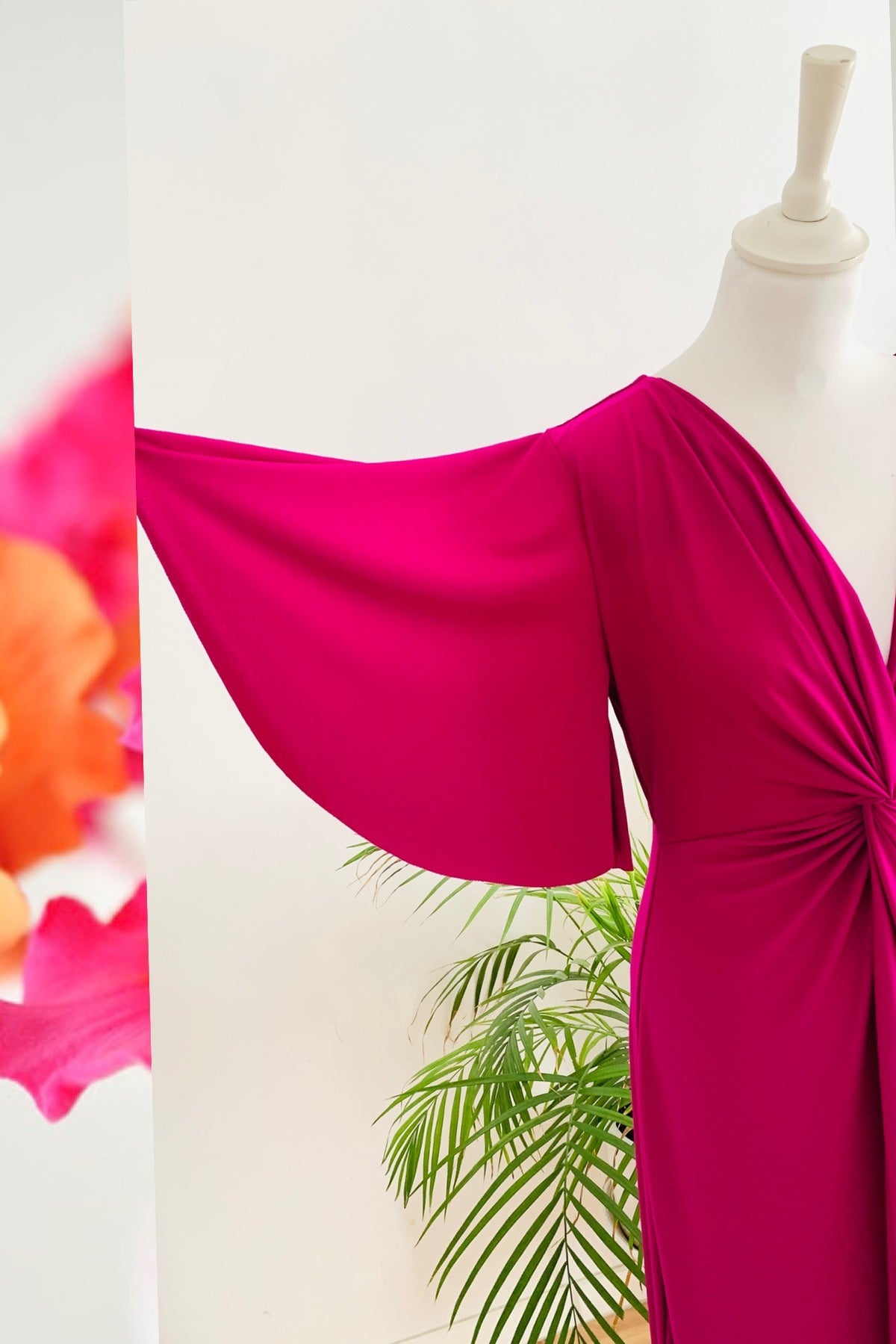 Vestido Knot Manguita