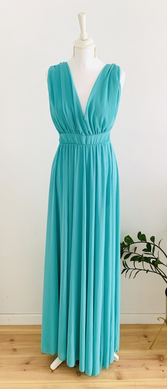 Vestido Gasa Cascada
