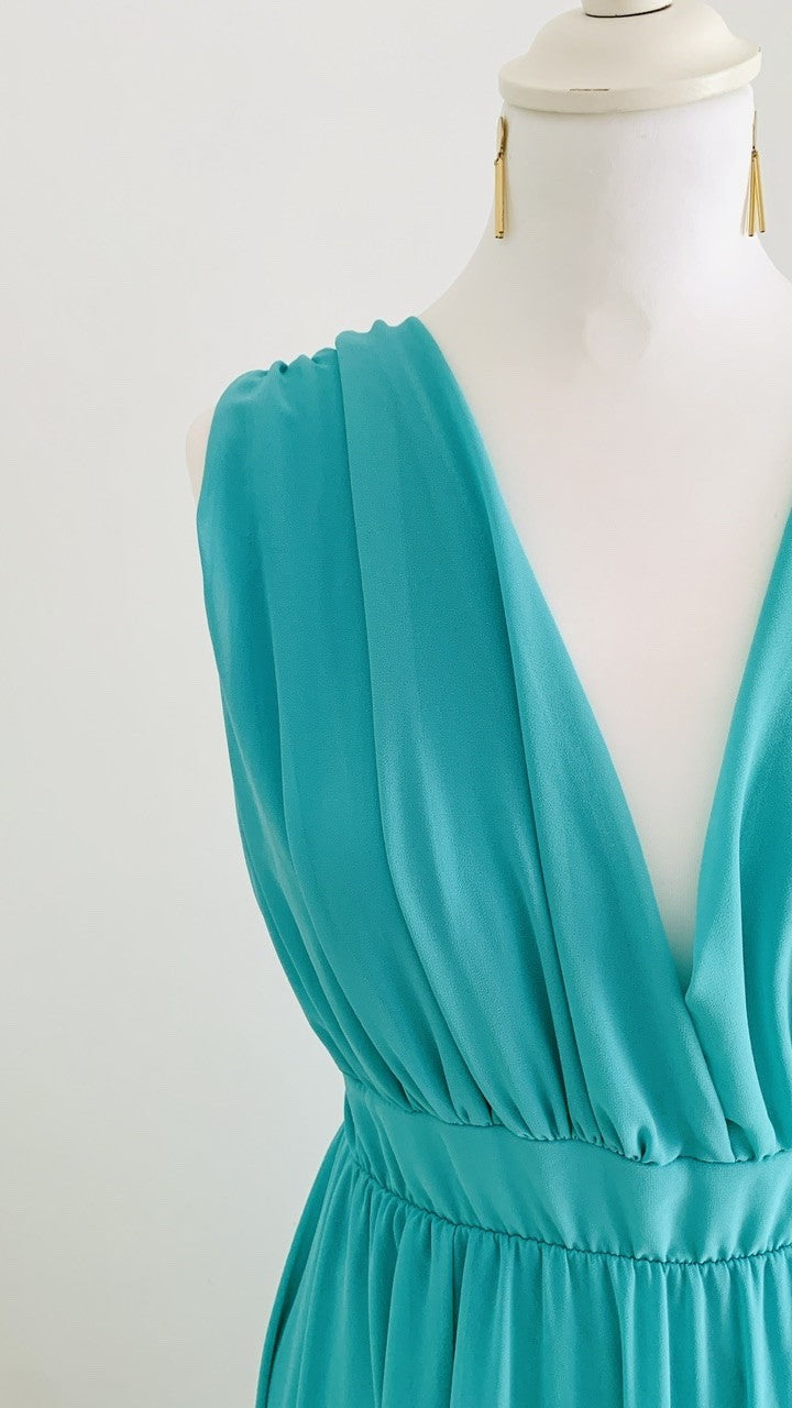 Vestido Gasa Cascada