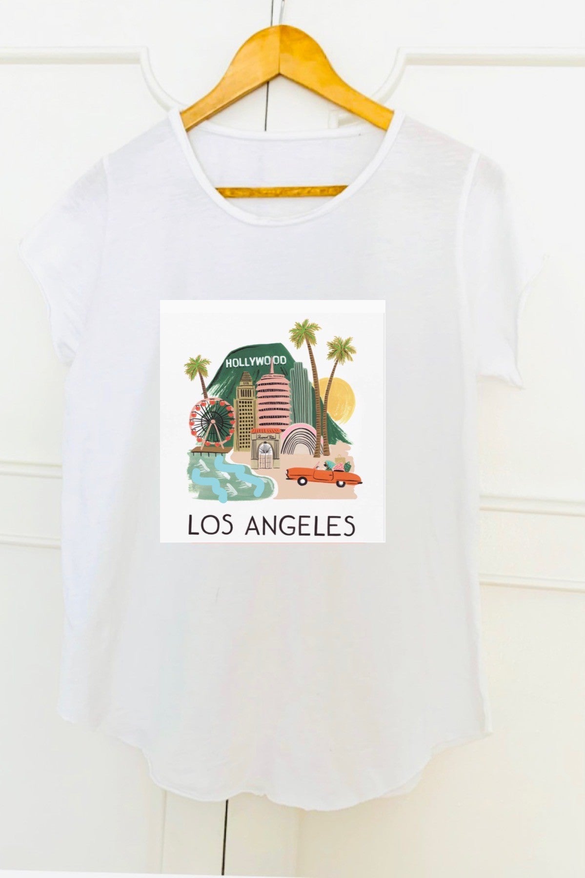 Camiseta Los Ángeles Manga Corta