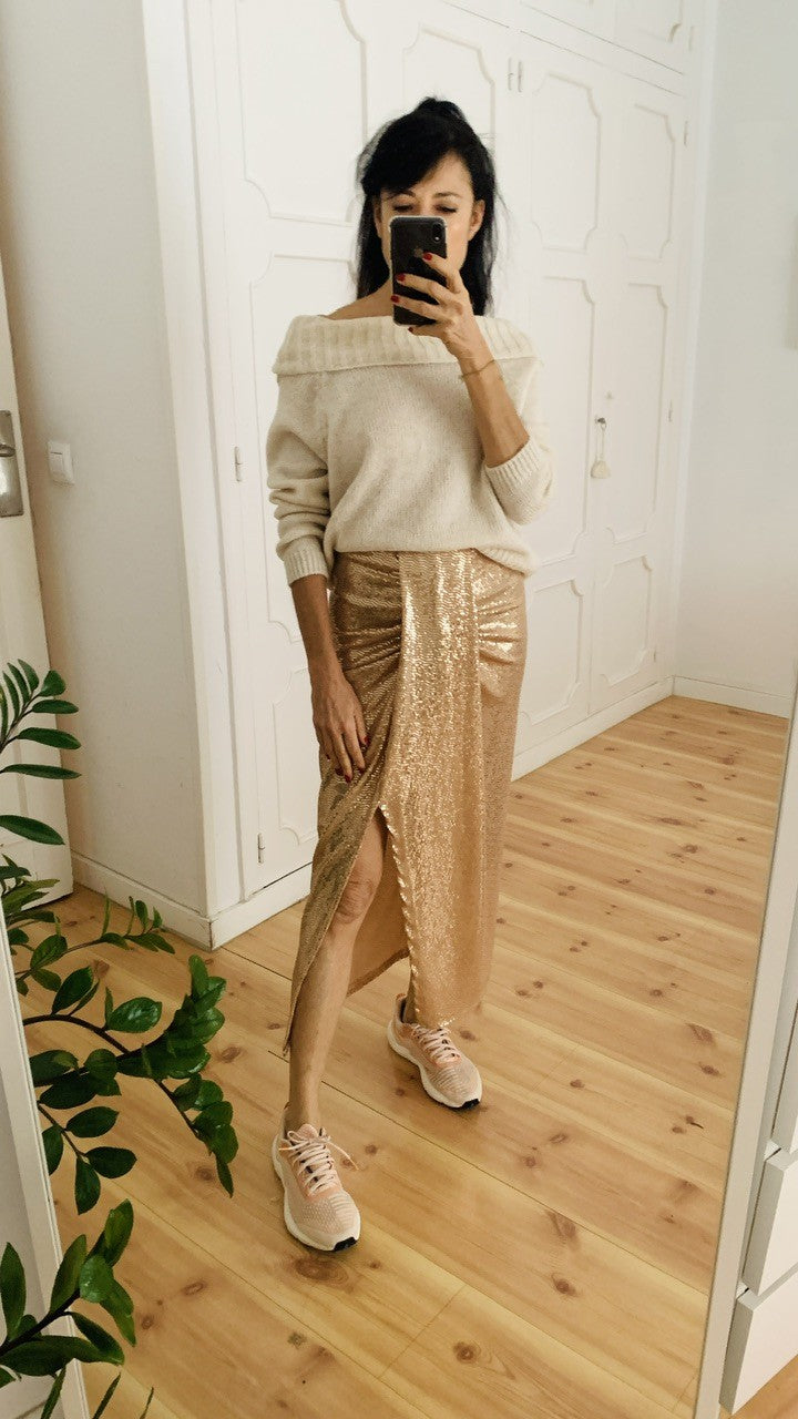 Falda Cleopatra Brillo